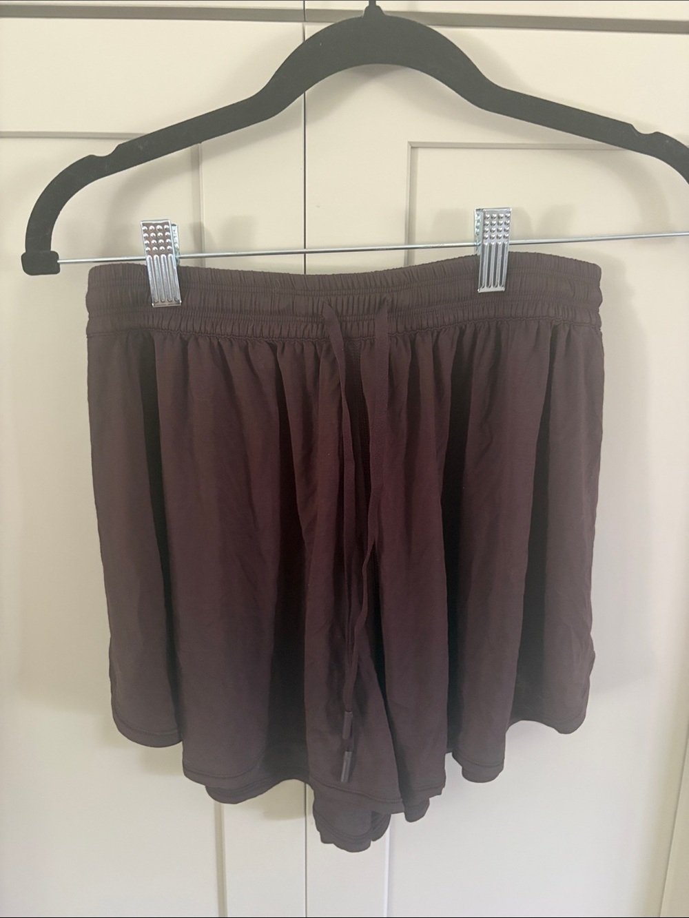 Lululemon Casual Drawstring Shorts in Dark Brown
